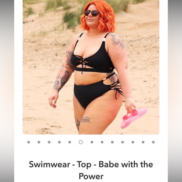 Snag Black Bikini in sizes E Bottoms and F Top - Picture 2 of 9